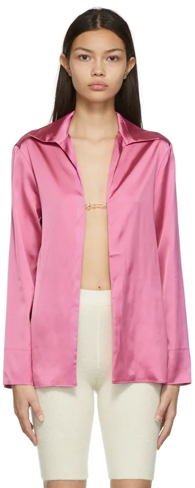 Jacquemus Pink 'la Chemise Notte' Shirt