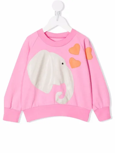 Wauw Capow By Bangbang Babies' Pippi Organic-cotton Sweatshirt In Pink