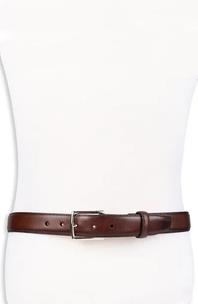 Cole Haan Men's Harrison Grand Leather Belt In Brown