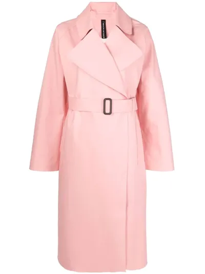 Mackintosh Kintore Bonded Trench Coat In Pink