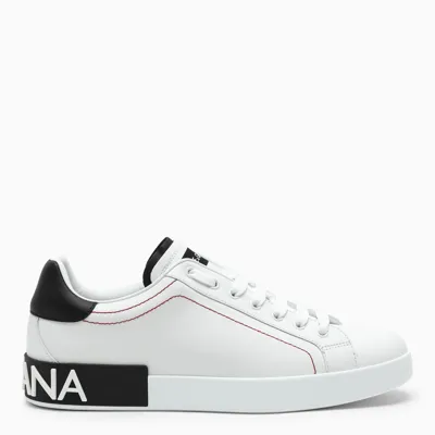 Dolce & Gabbana White/black Portofino Sneakers