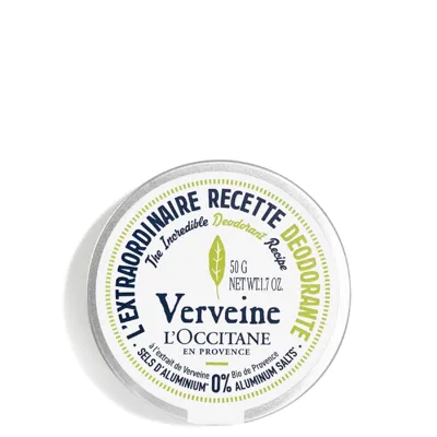 L'occitane The Incredible Deodorant Recipe In Verbena