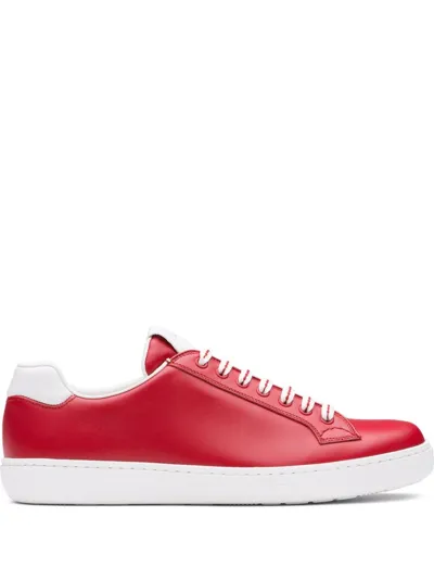 Church's Boland Plus 2 Leather Sneakers In Red