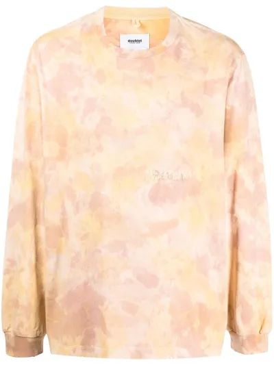 Doublet Yellow Vegetable Dyed Long Sleeve T-shirt In Brown