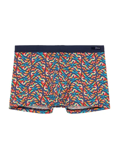 Hom Boxer À Motifs Végétaux En Coton Modal In Multico Print