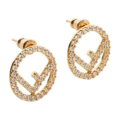 Fendi F Is  Earrings In Or