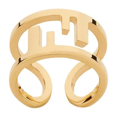 Fendi O'lock Ring In Or