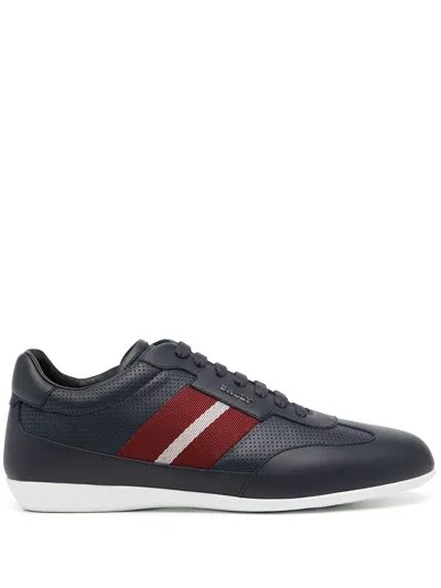 Bally Side Stripe-detail Sneakers In Blau