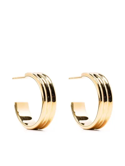 Missoma Ancien Hoop Earrings In Gold