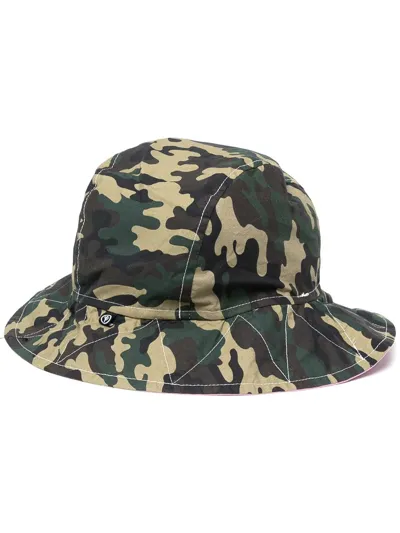 Arizona Love Bob Bandana-print Bucket Hat In Pink,green,beige