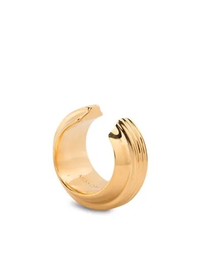 Missoma Sphere Ridge 18kt Gold-plated Ear Cuff