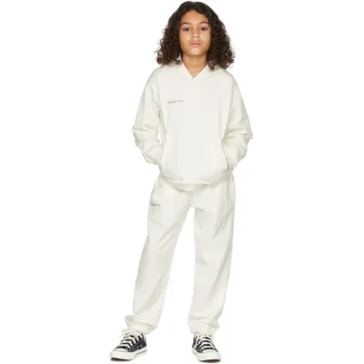 Pangaia Kids Off-white Organic Cotton 365 Hoodie