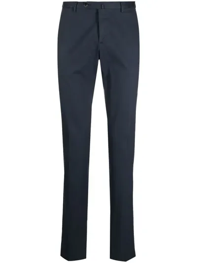 Pt Torino Slim-cut Chinos In Blue