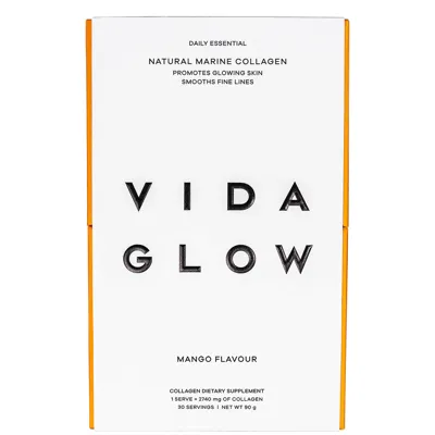 Vida Glow Natural Marine Collagen Sachets - Mango