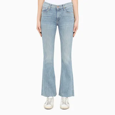 Mother Light Blue Flared Jeans