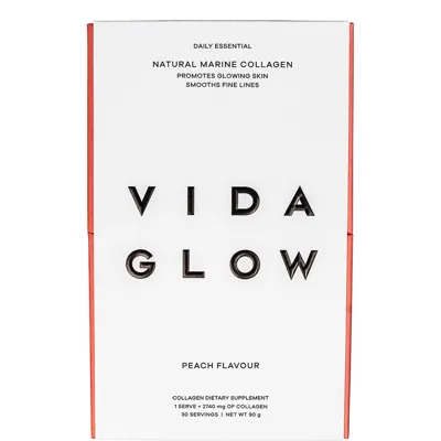 Vida Glow Natural Marine Collagen Sachets - Peach