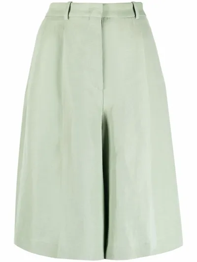 Fabiana Filippi Wide-leg Bermuda Shorts In Green