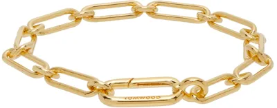 Tom Wood Multi Link Bracelet In Gold