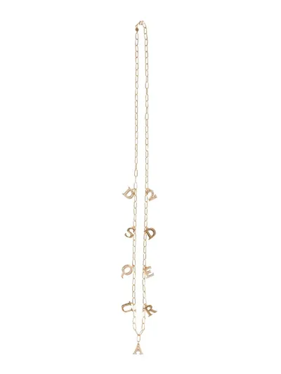 Dsquared2 Womens Gold Other Materials Necklace