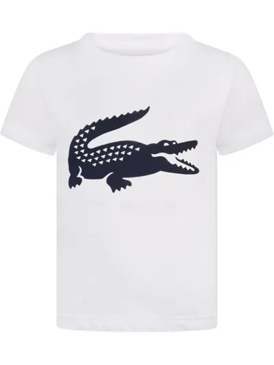 Lacoste Logo-print T-shirt In White