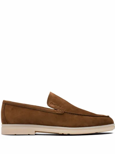 Church's Greenfield Slip-on Suede Loafers In Brown