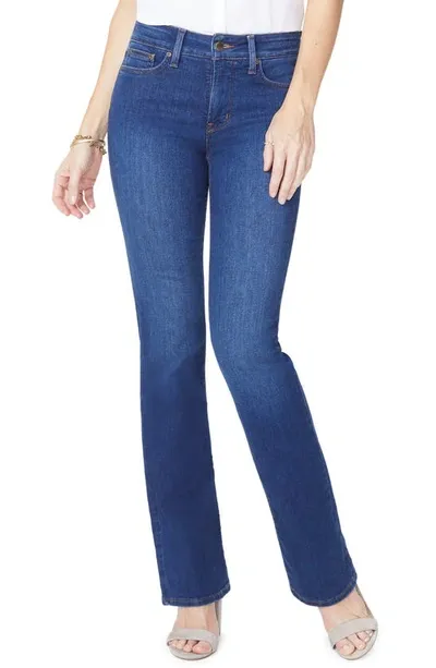 Nydj Barbara Bootcut High-rise Tummy-control Denim Jeans In Medium Wash