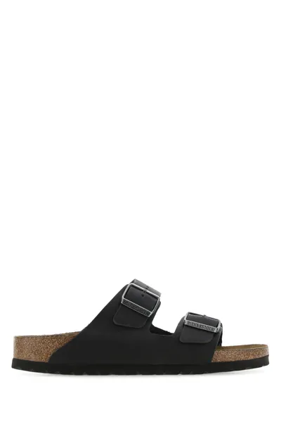 Birkenstock Arizona Flat Sandals In Black