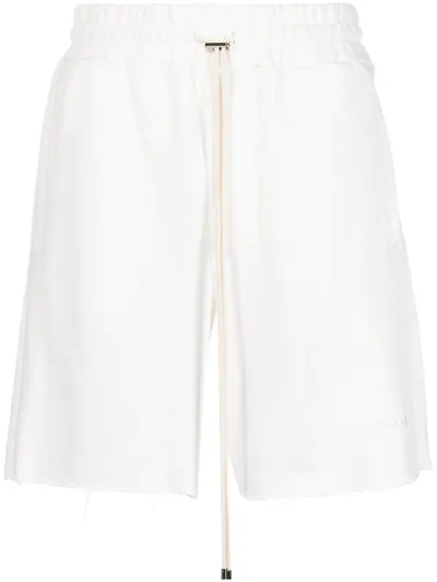 Domrebel Embroidered-logo Shorts In White