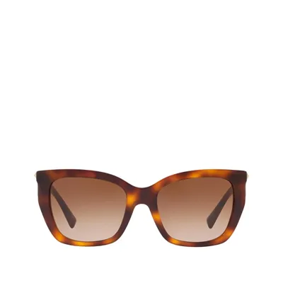 Valentino Va4048 Havana Female Sunglasses In Brown