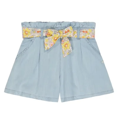 Tartine Et Chocolat Kids' Chambray Shorts In Bleach