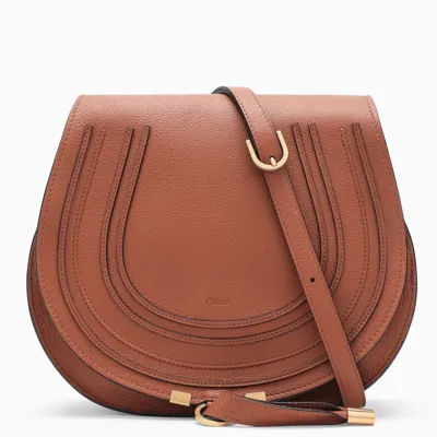 Chloé Tan Medium Marcie Cross-body Bag In Brown