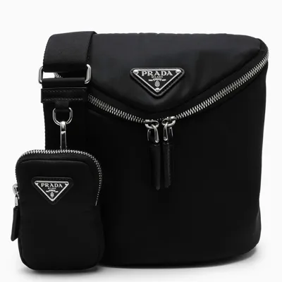 Prada Black Re-nylon Bucket Cross-body Bag