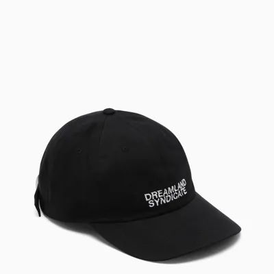 Dreamland Syndicate Black Logoed Baseball Cap