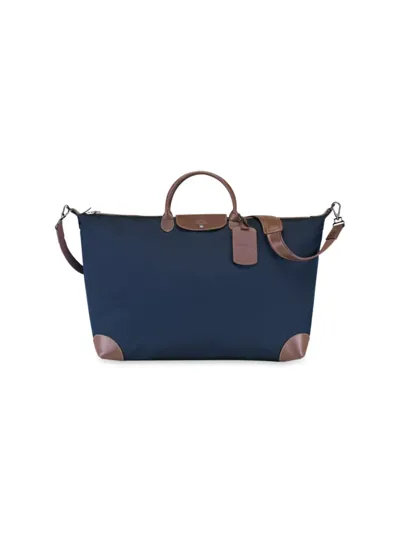 Longchamp Boxford Xl Nylon Travel Bag In Blue