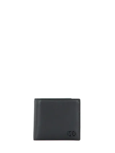 Valentino Garavani Vlogo Signature Wallet In Black