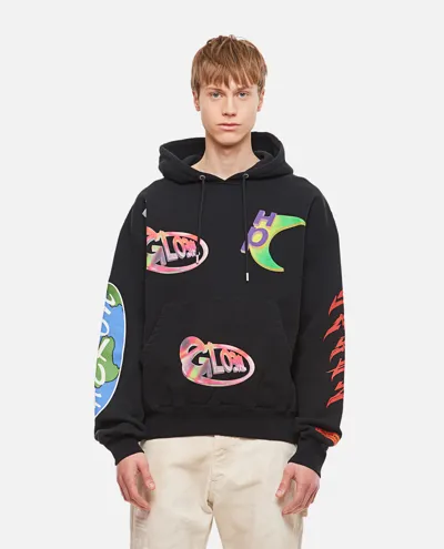 Heron Preston Global Logo Collage Sweatshirt In Black