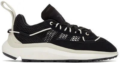 Y-3 Black Shiku Run Low Top Sneakers