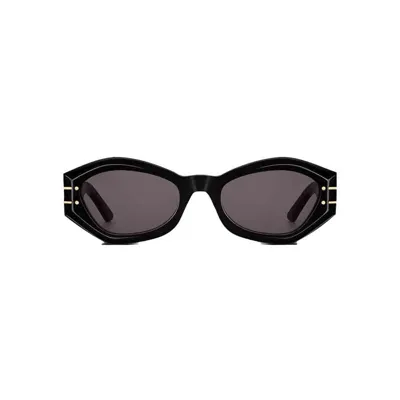 Dior Eyewear Butterfly Frame Sunglasses In Black