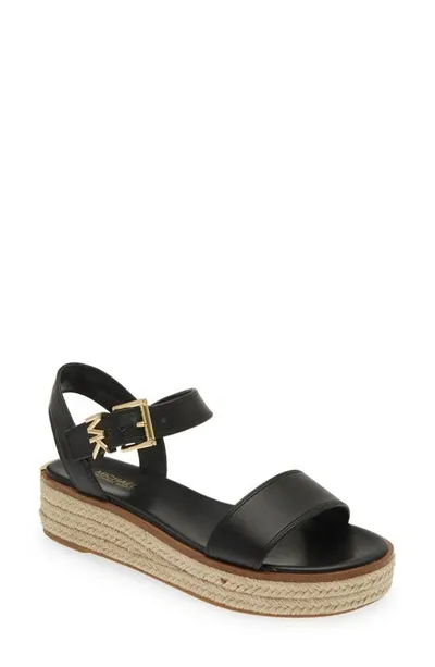 Michael Michael Kors Richie Espadrille Slingback Sandal In Black