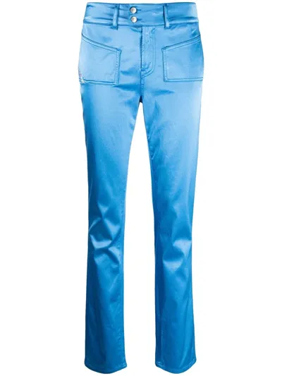 Diesel P-eder Slim-cut Trousers In Blue