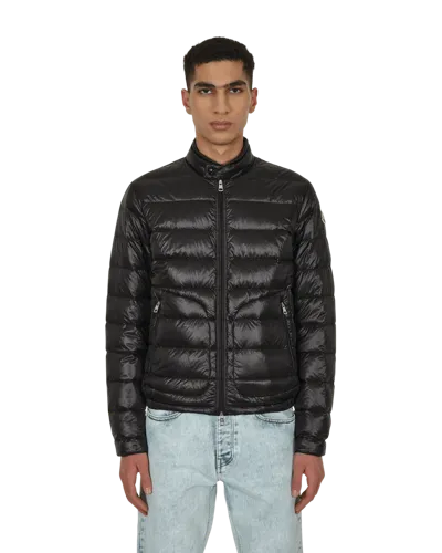 Moncler Acorus Lightweight Nylon Down Jacket In Black