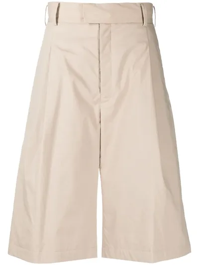 Rito Structure Wide-leg Shorts In Braun