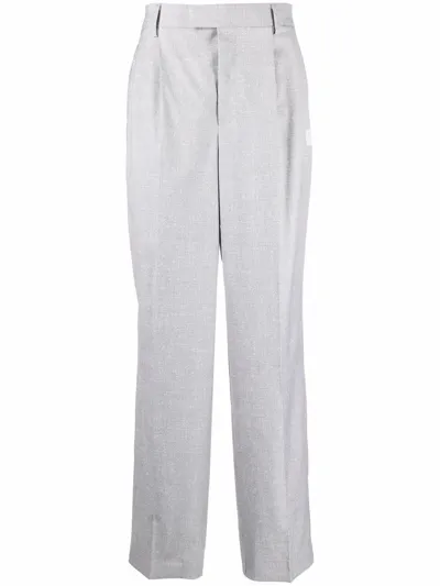 Vtmnts Pleated Wide Trousers In Grey