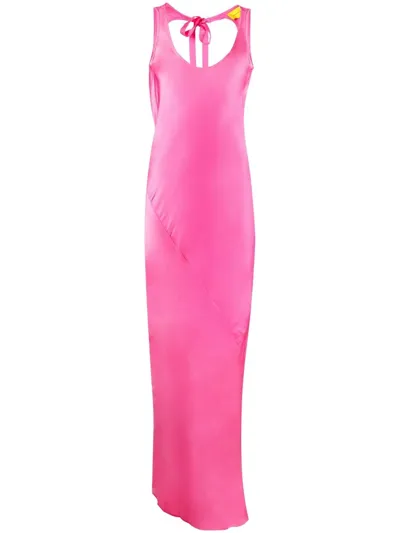 Marques' Almeida Open-back Maxidress In Rosa