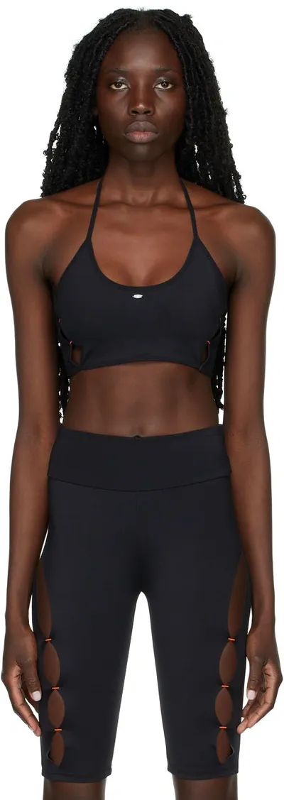 Rui Ssense Exclusive Black Halter Sport Bra