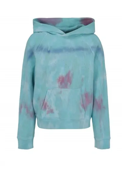 Zadig & Voltaire Georgy Tie-dye Cotton-blend Hoody In Multicolor