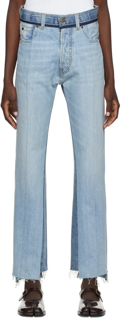 Maison Margiela Blue Spliced Jeans