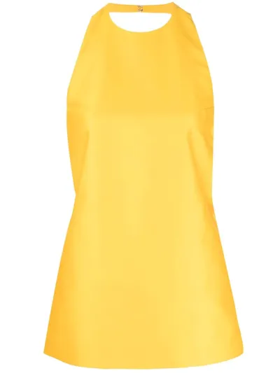 Emilio Pucci Layered Sleeveless Blouse In Giallo