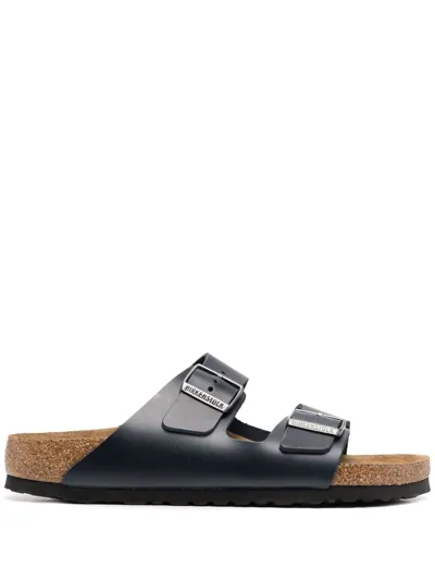 Birkenstock Arizona Suede Sandals In Blau