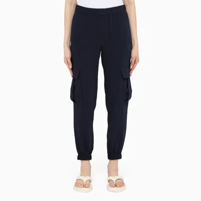 P.a.r.o.s.h Blue Cargo Trousers